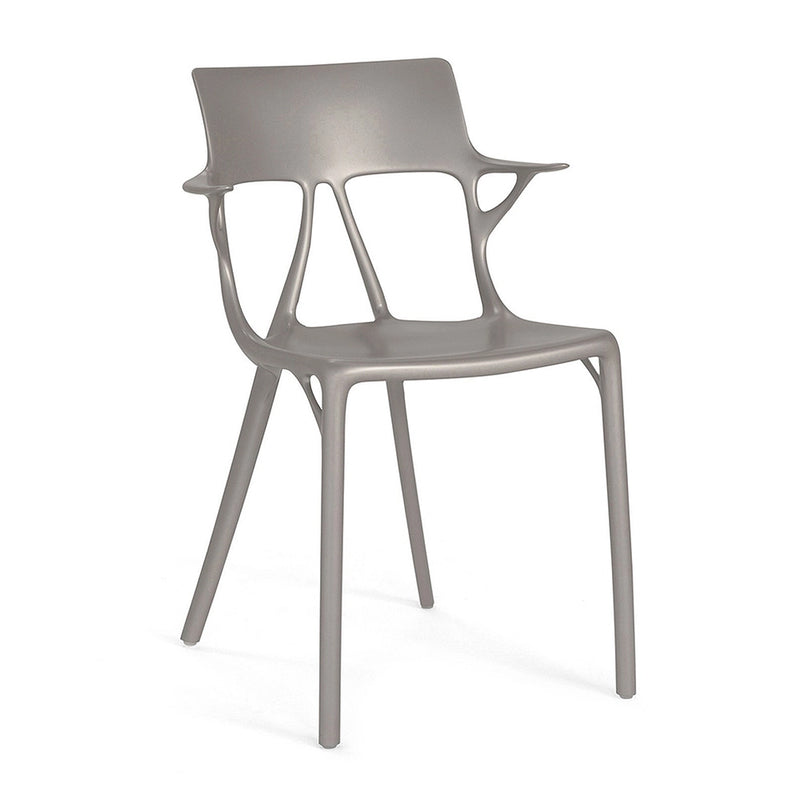 Kartell - AI Stuhl | metallic grau