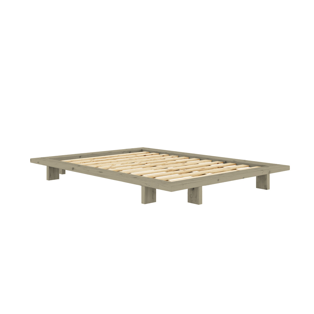 Karup Design - Futonbett Japan | 140 x 200 cm / Kiefer sage green