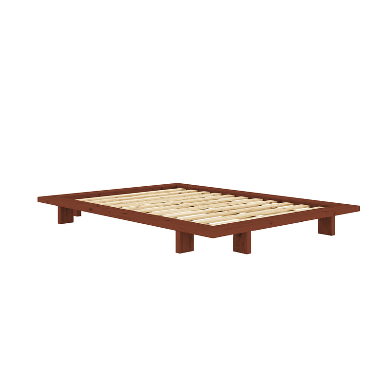 Karup Design - Futonbett Japan | 140 x 200 cm / Kiefer terra red