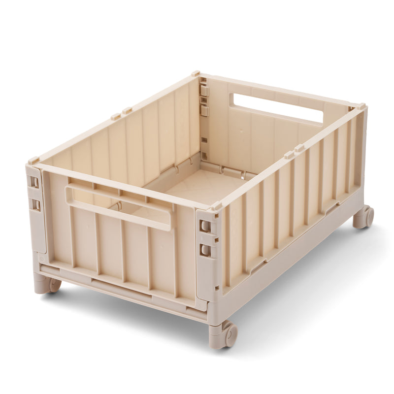 LIEWOOD - Weston Aufbewahrungsbox | mit Rollen / L / sandy