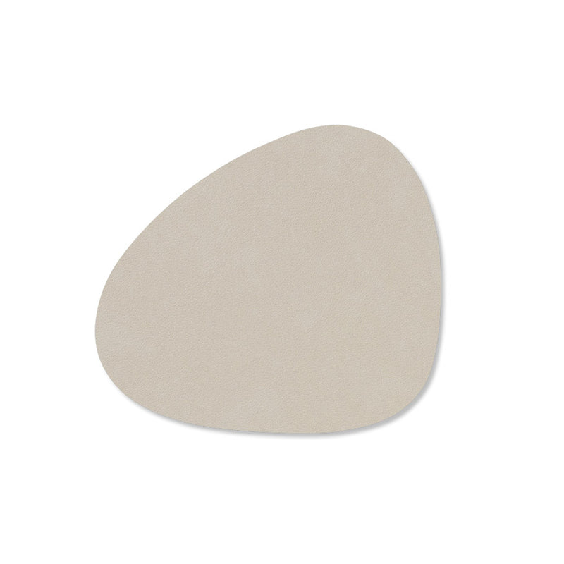Lind DNA - Glasuntersetzer Curve | Nupo oyster white