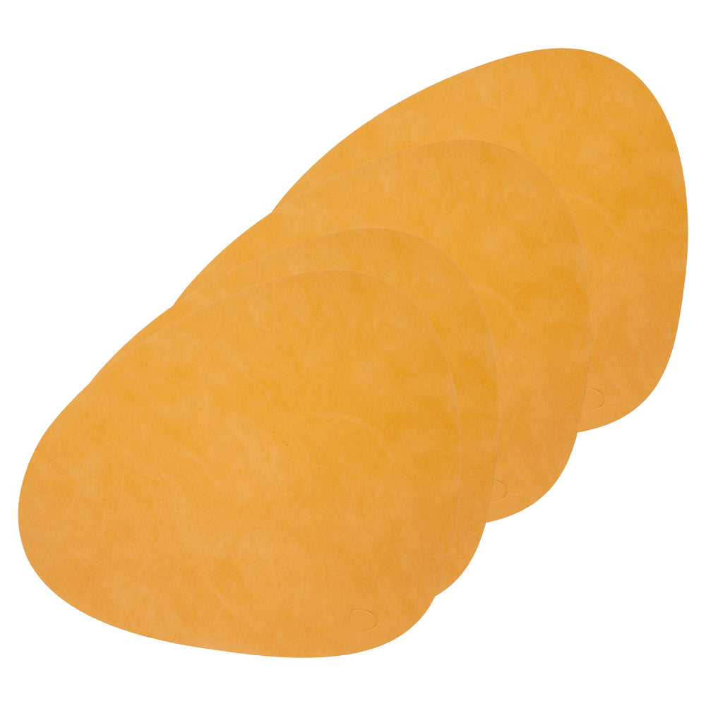 Lind DNA - Tischset Curve L 4er-Set | Nupo burned curry