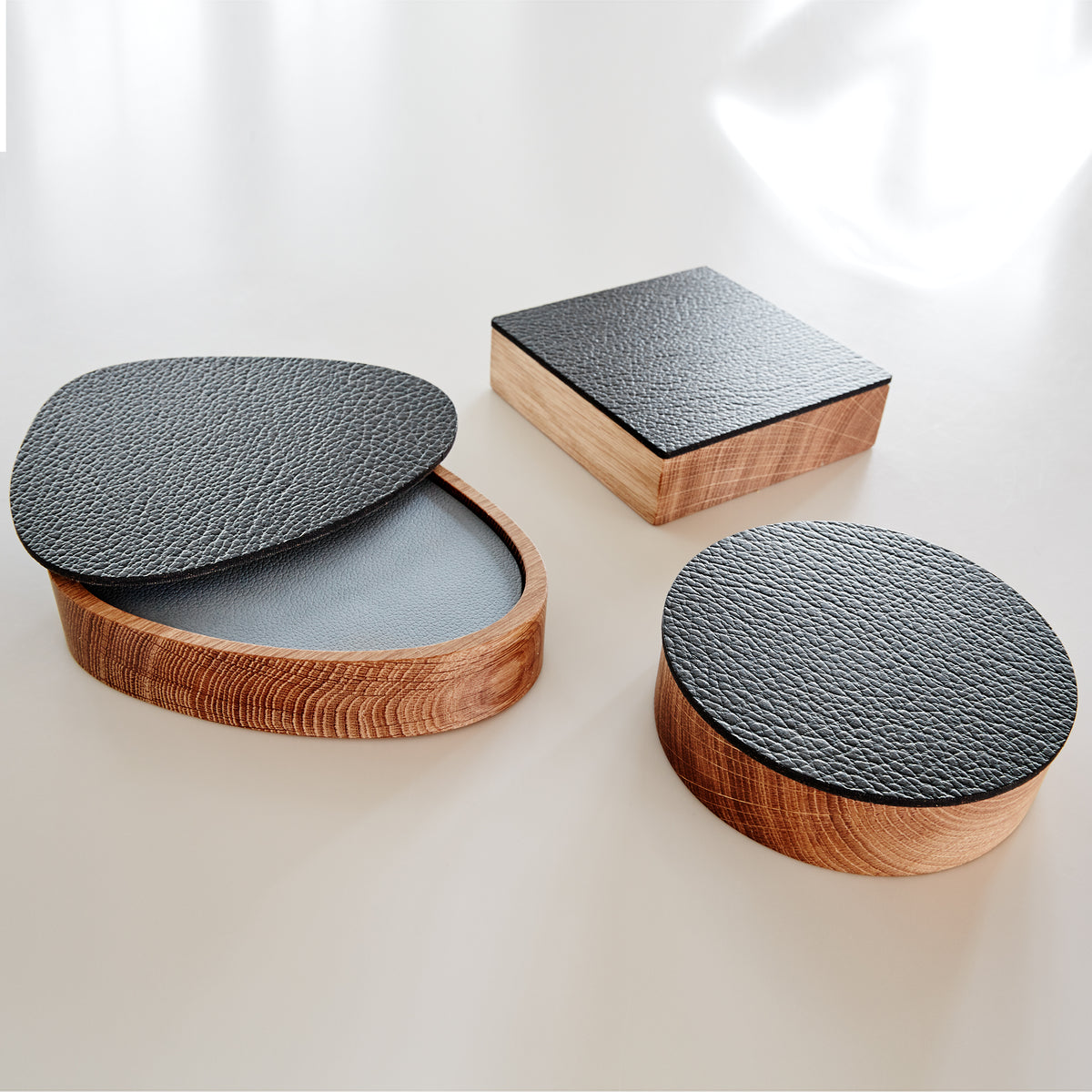 Lind DNA - Wood Box mit Deckel | Square S / Eiche natur