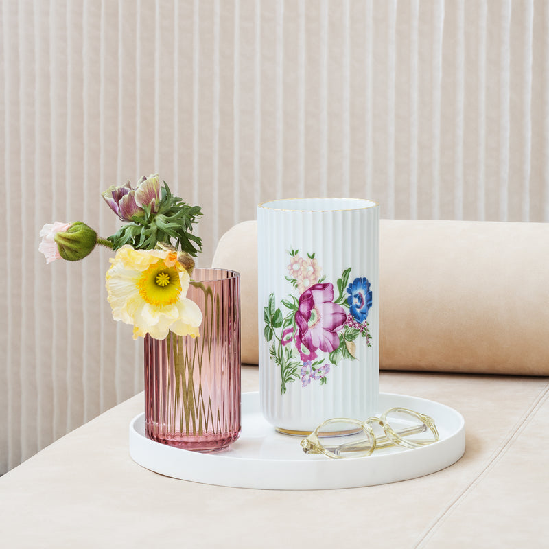 Lyngby Porcelæn - Glasvase H 12,5 cm