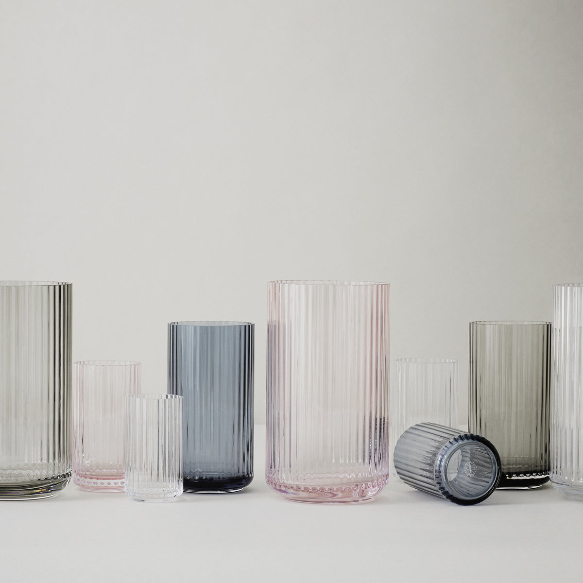 Lyngby Porcelæn - Glasvase H 12,5 cm | transparent