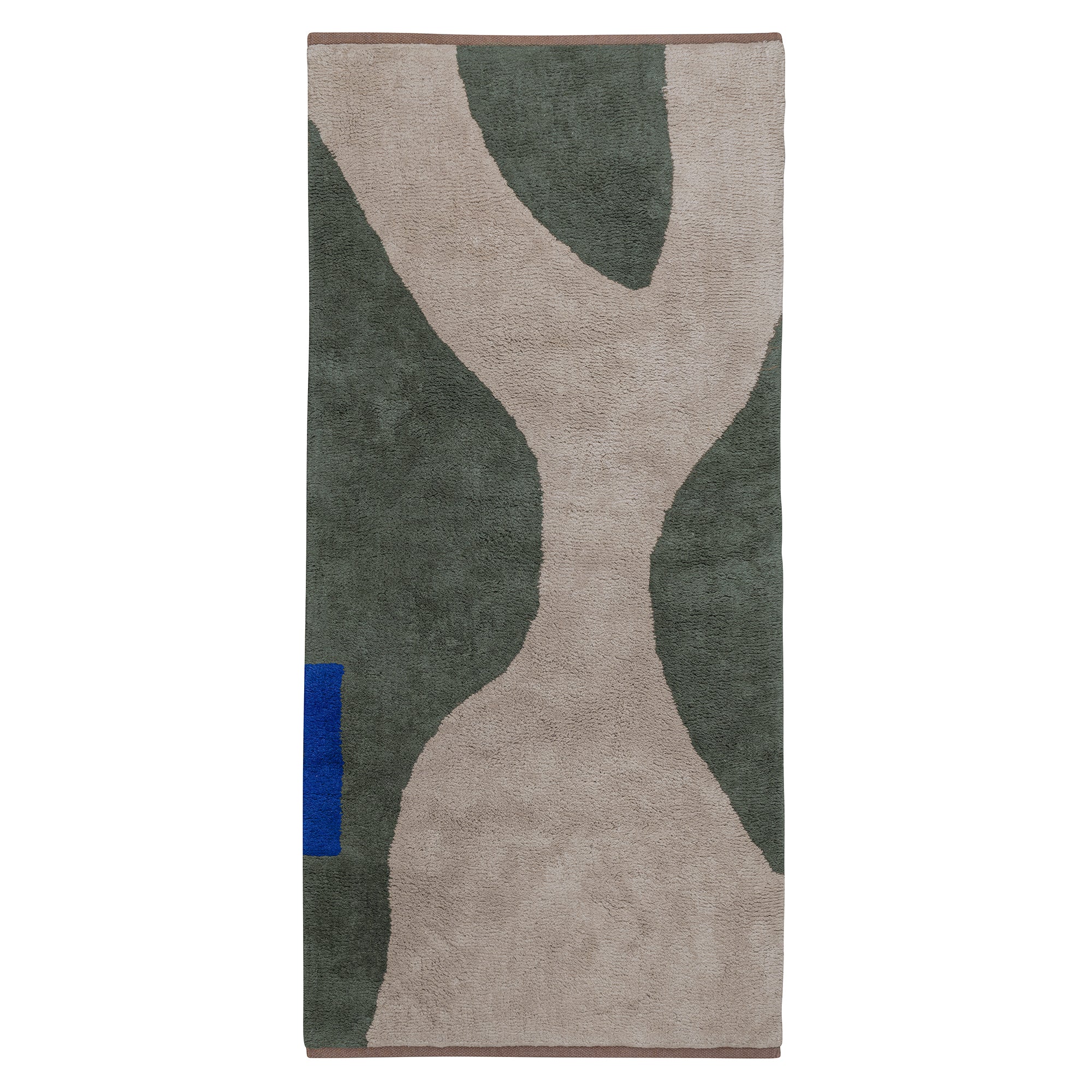 Mette Ditmer - Figura Teppich | 150 x 70 cm / dark olive