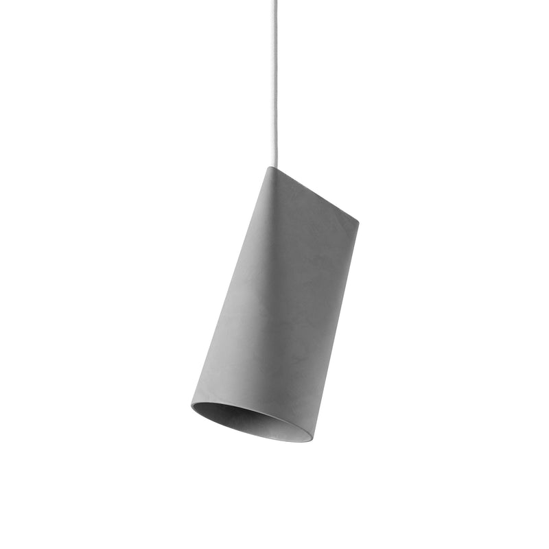 Moebe - Ceramic Pendelleuchte | narrow / light grey