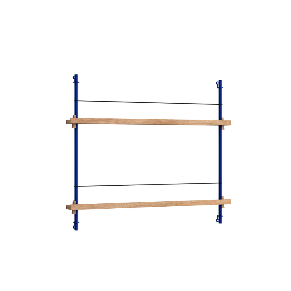 Moebe - Zeitungsregal | Eiche natur / 85 x 65 cm / deep blue