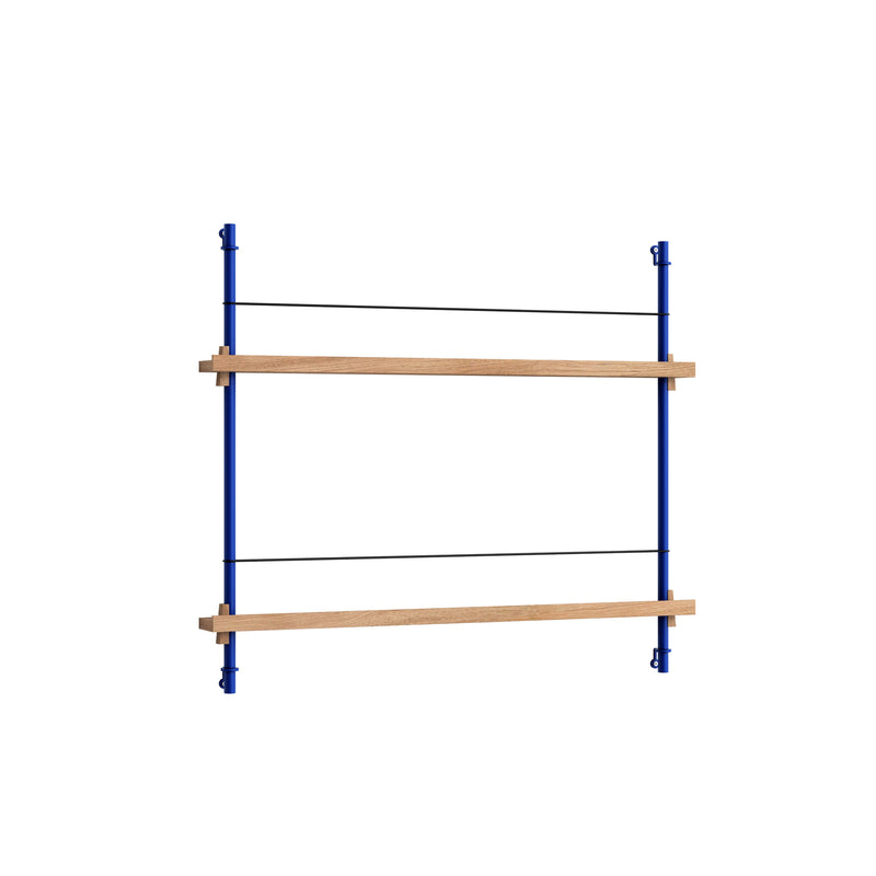 Moebe - Zeitungsregal | Eiche natur / 85 x 65 cm / deep blue