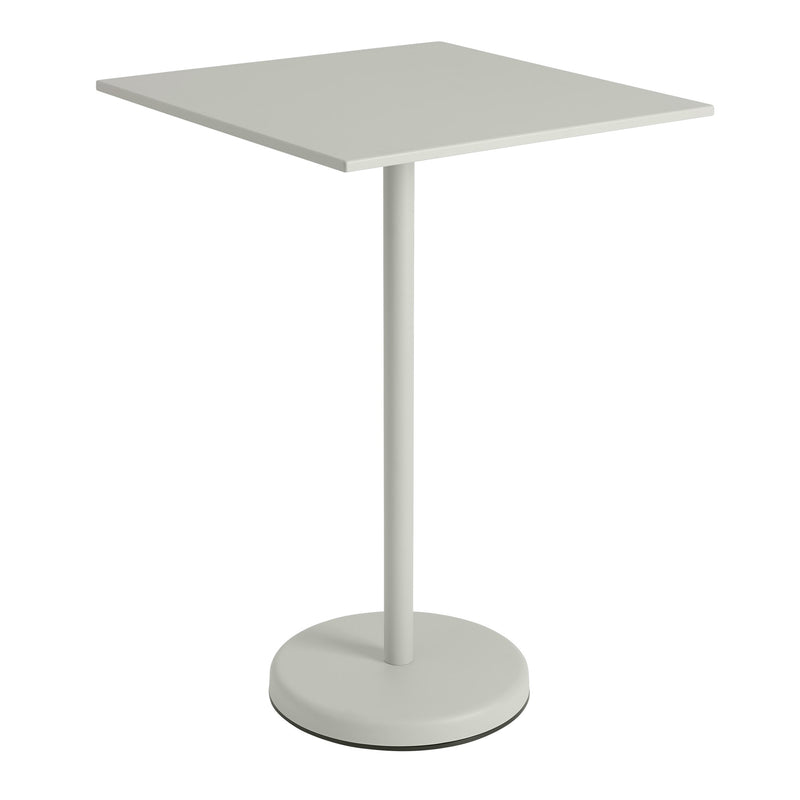 Muuto - Linear Steel Bistrotisch | 70 x 70 cm, H 105 cm / grau