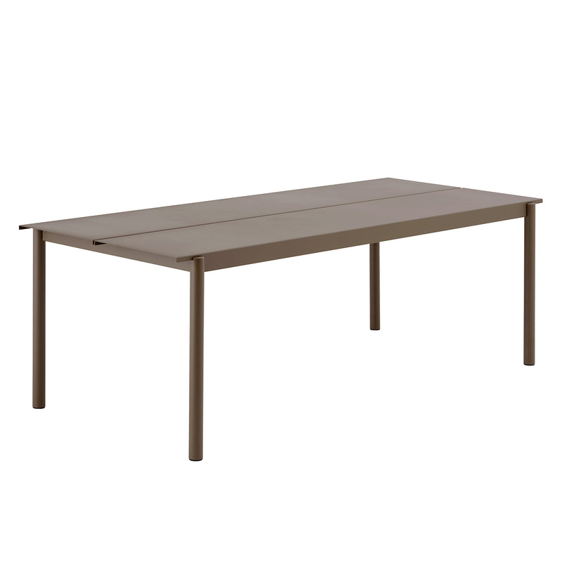Muuto - Linear Steel Tisch | 220 x 90 cm / taupe