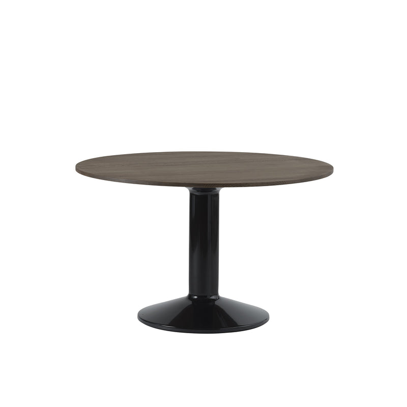 Muuto - Midst Esstisch | Ø 120 cm / Eiche dunkel geölt/schwarz