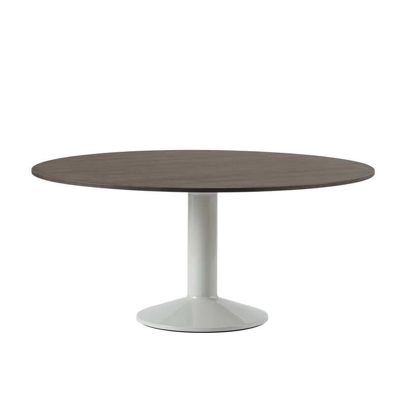 Muuto - Midst Esstisch | Ø 160 cm / Eiche dunkel geölt/grau