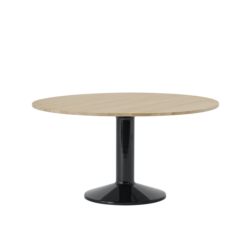 Muuto - Midst Esstisch | Ø 140 cm / Eiche geölt/schwarz