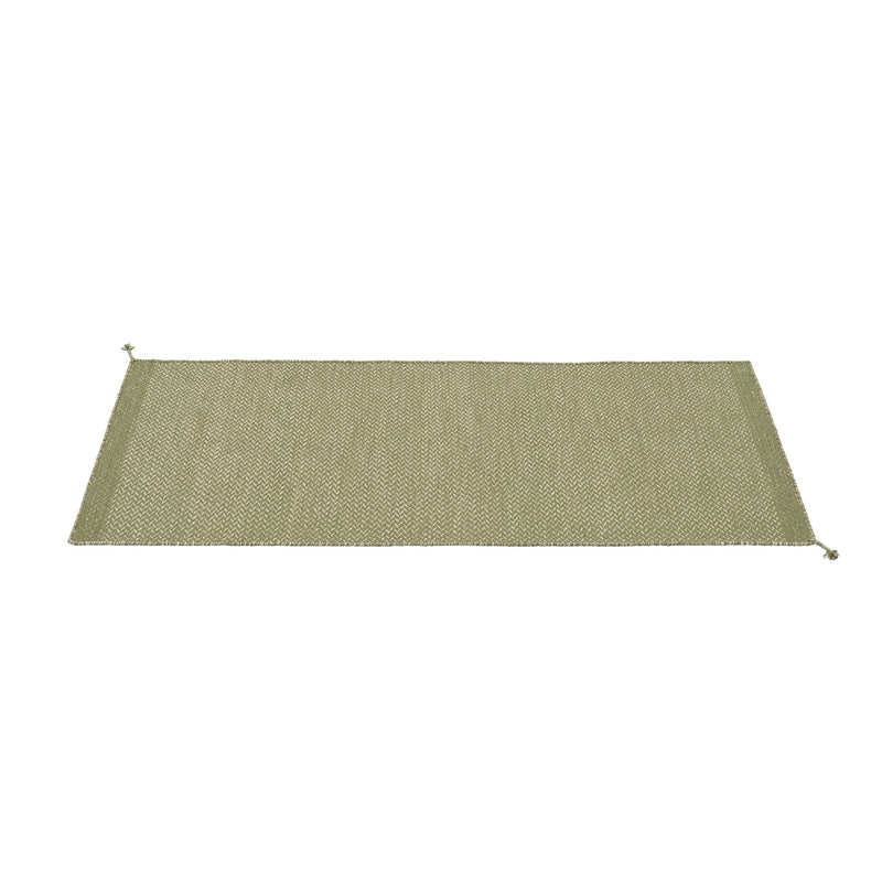 Muuto - Ply Outdoor Rug | 80 x 200 cm / moosgrün