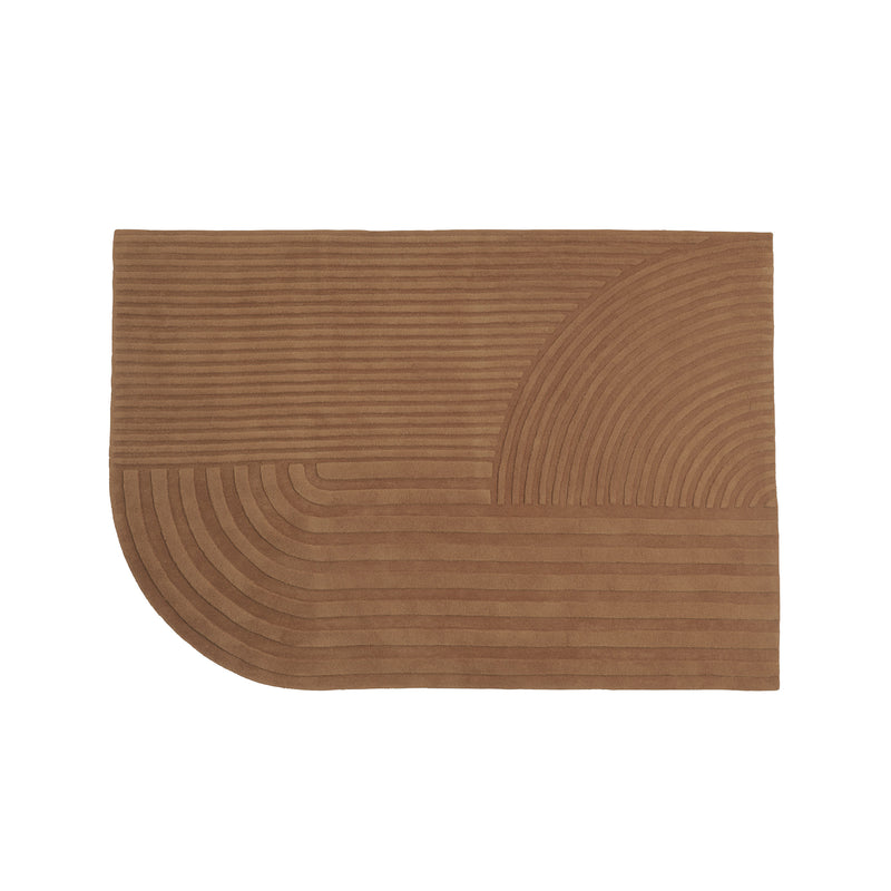 Muuto - Relevo Teppich | 170 x 240 cm / orange