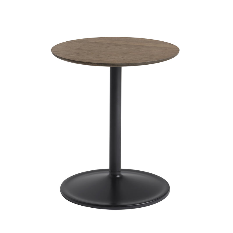 Muuto - Soft Beistelltisch | Ø 41 cm, H 48 cm / Eiche greäuchert