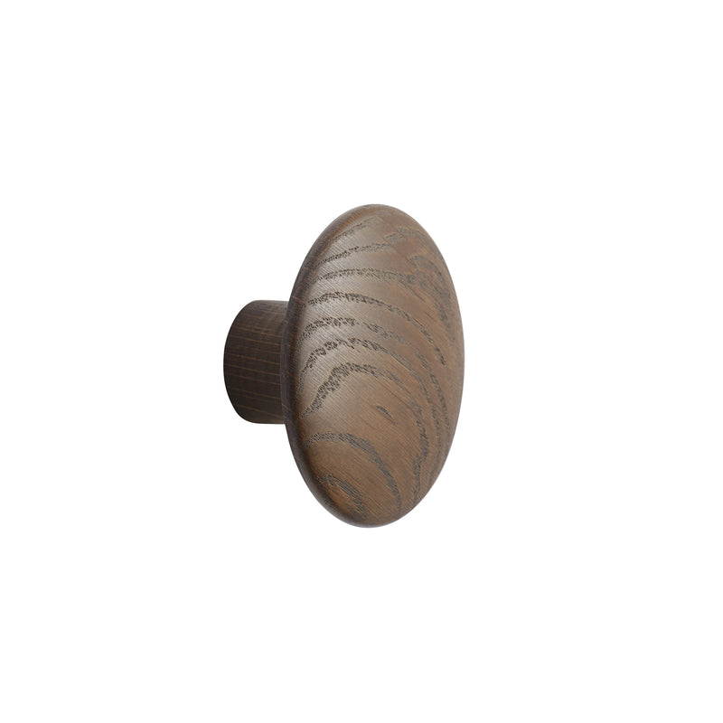 Muuto - Wandhaken "The Dots Wood"  | S / dunkelbraun