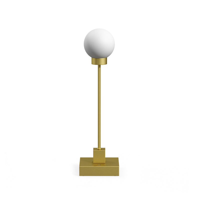 Northern - Snowball LED Tischleuchte mit Akku | Messing