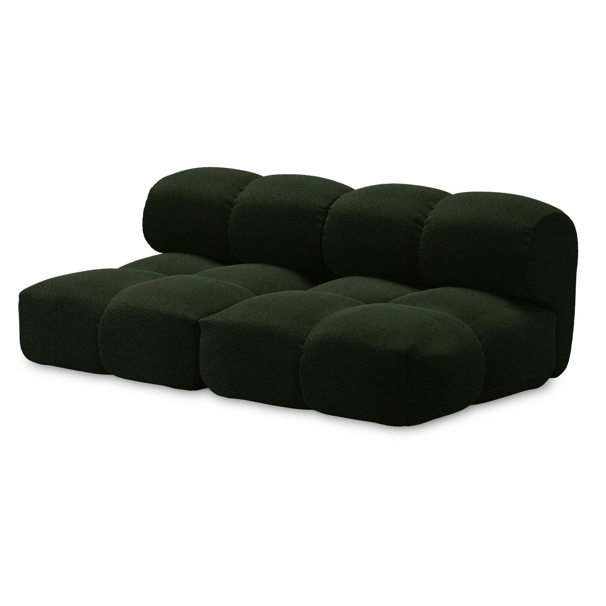 OUT Objekte unserer Tage - Sander 02 2.5-Sitzer Sofa | Chivasso Hug Me moosgrün (032)