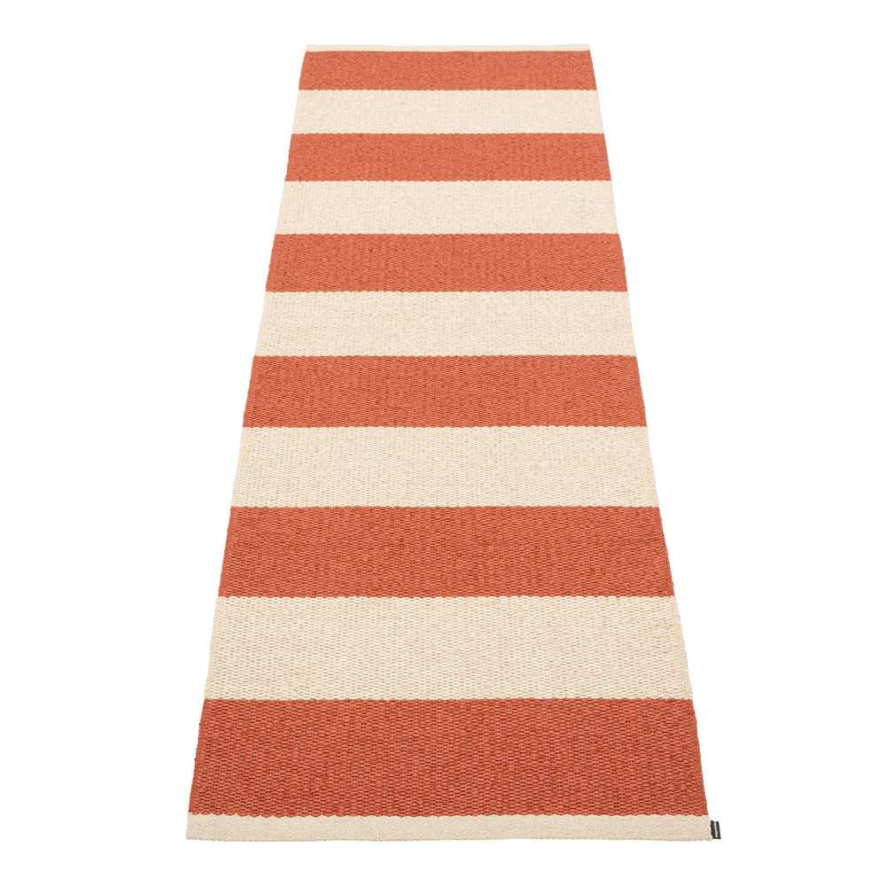 Pappelina - Bob Teppich  | 70 x 225 cm / brick/vanilla