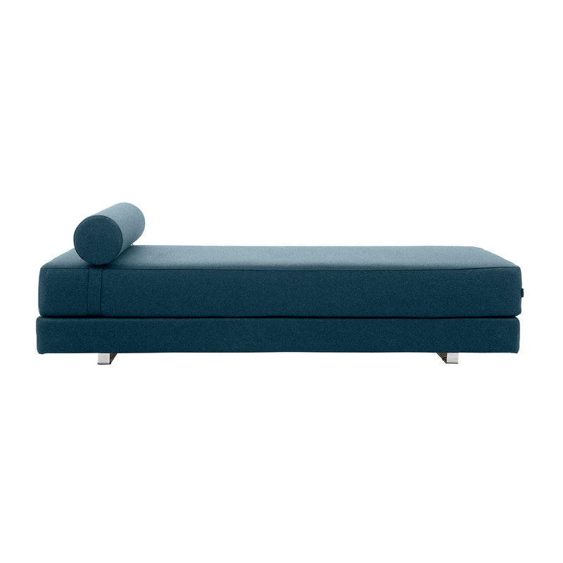 Softline - Lubi Schlafsofa  | Filz blau (846) / Taschenfederkern