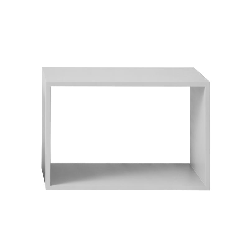 Muuto - Stacked Regalsystem ohne Rückwand | large / hellgrau