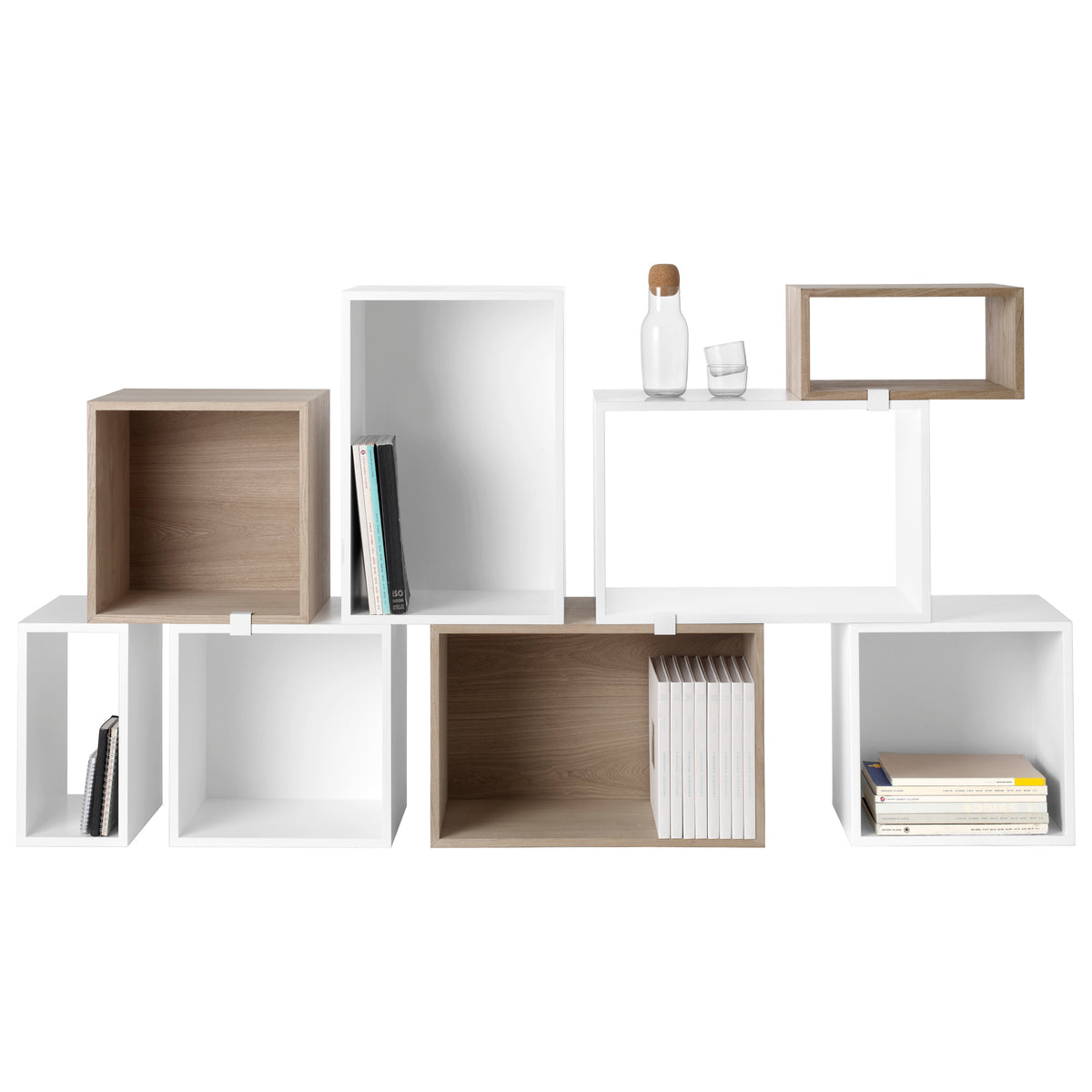 Muuto - Mini Stacked System Regalmodul | small / weiß