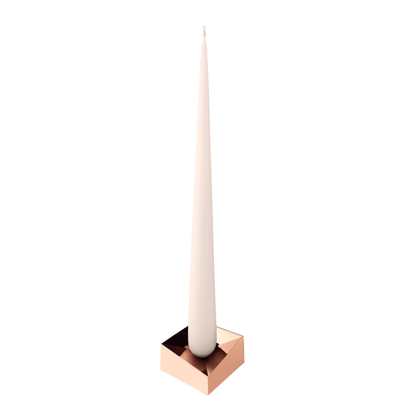 Stoff Nagel - Reflect Kerzenhalter | large / roségold