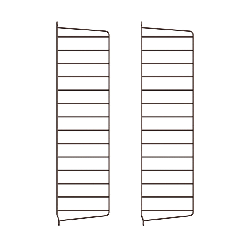 String - Wandleiter 20 cm | 2er-Set / 75 cm / dunkelbraun