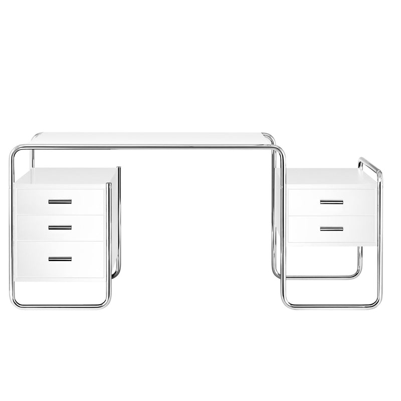 Thonet - S 285 Schreibtisch | S285  / Esche reinweiß decklackiert