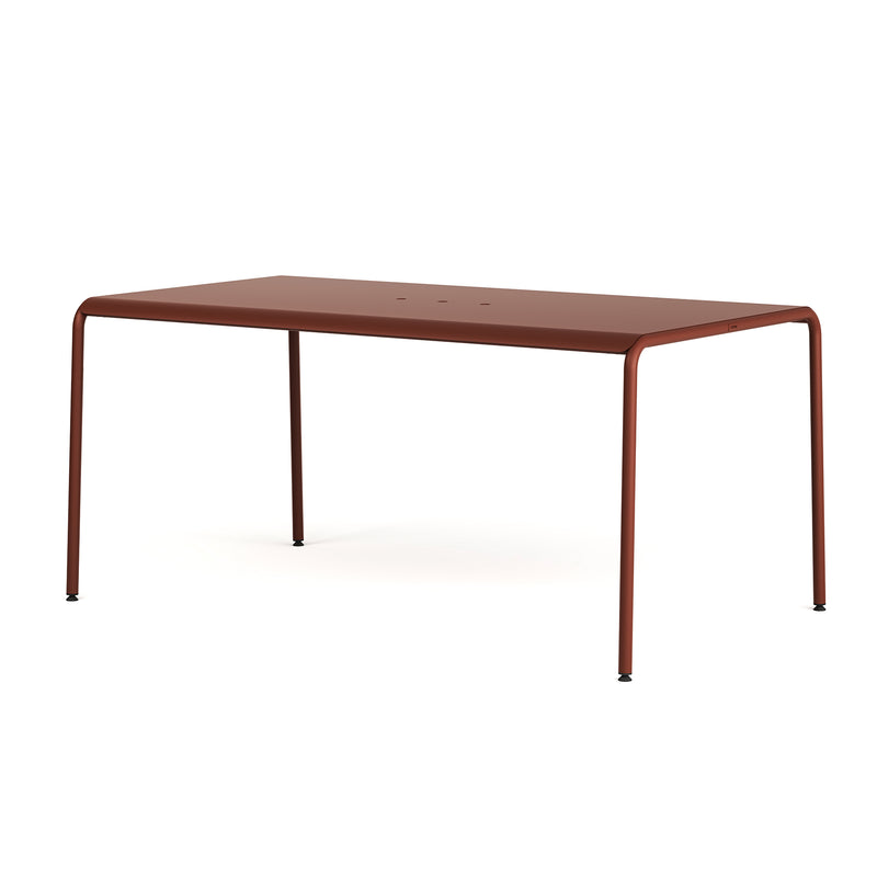 TipToe - Panorama Gartentisch | 160 x 90 cm / zeigelrot