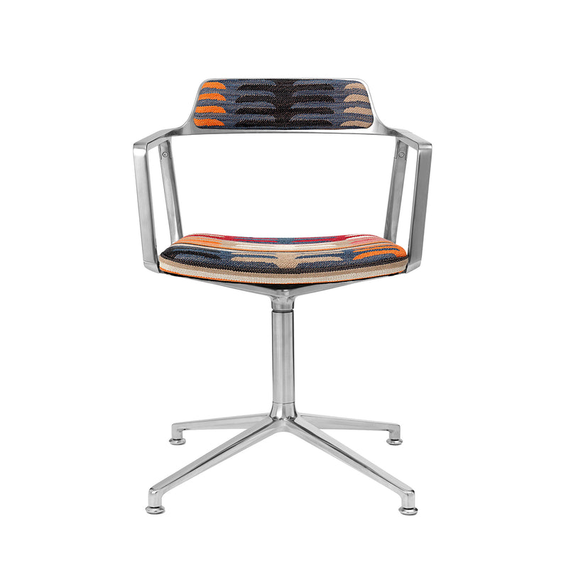 Vipp - 452 Drehstuhl | Gleiter / Todos Santos / Aluminium poliert