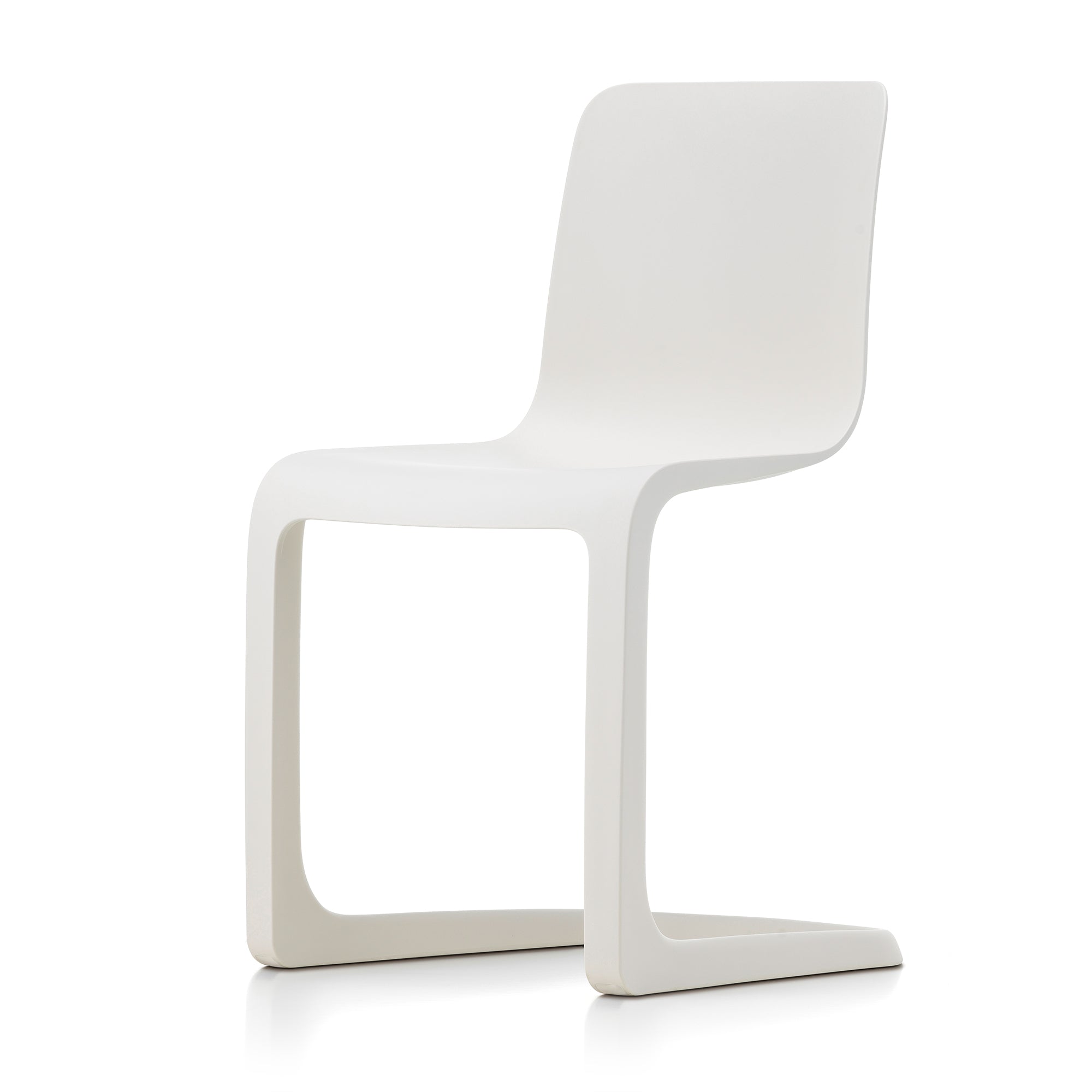 Vitra - EVO-C Vollkunststoff-Stuhl | elfenbein