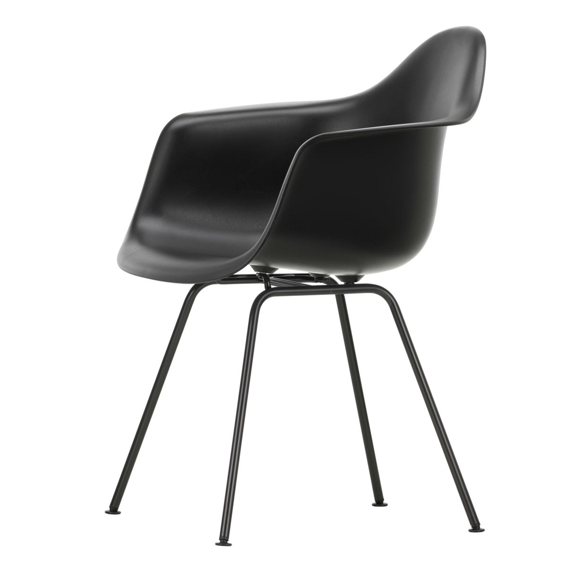 Vitra - Eames Plastic Armchair DAX RE | tiefschwarz RE