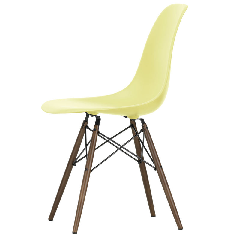 Vitra - Eames Plastic Side Chair DSW RE | citron RE / Ahorn dunkel 