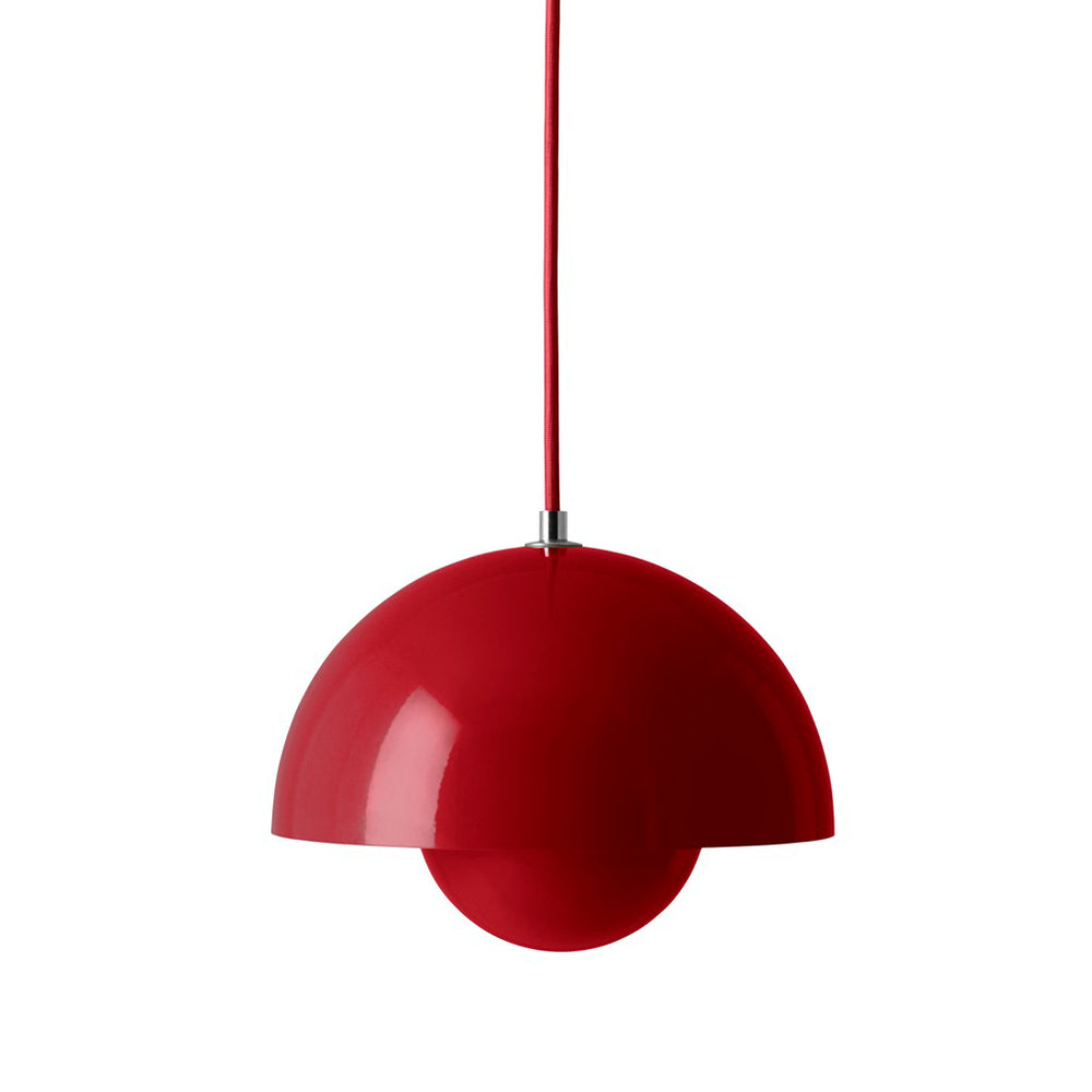 &amp;Tradition - FlowerPot Pendelleuchte VP1 (farbig) | zinnoberrot
