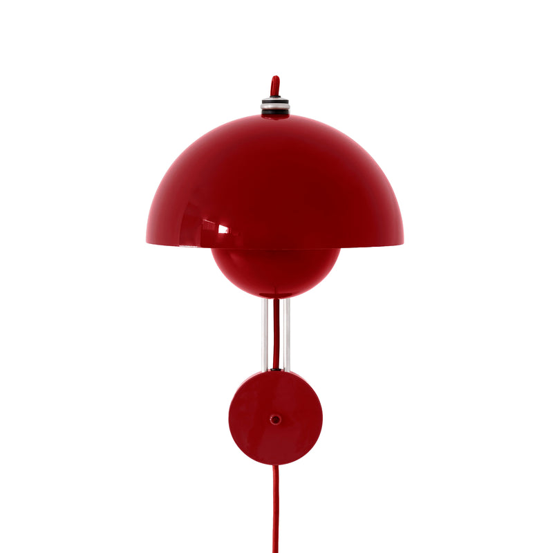 &amp;Tradition - Flowerpot Wandleuchte VP8 | zinnoberrot