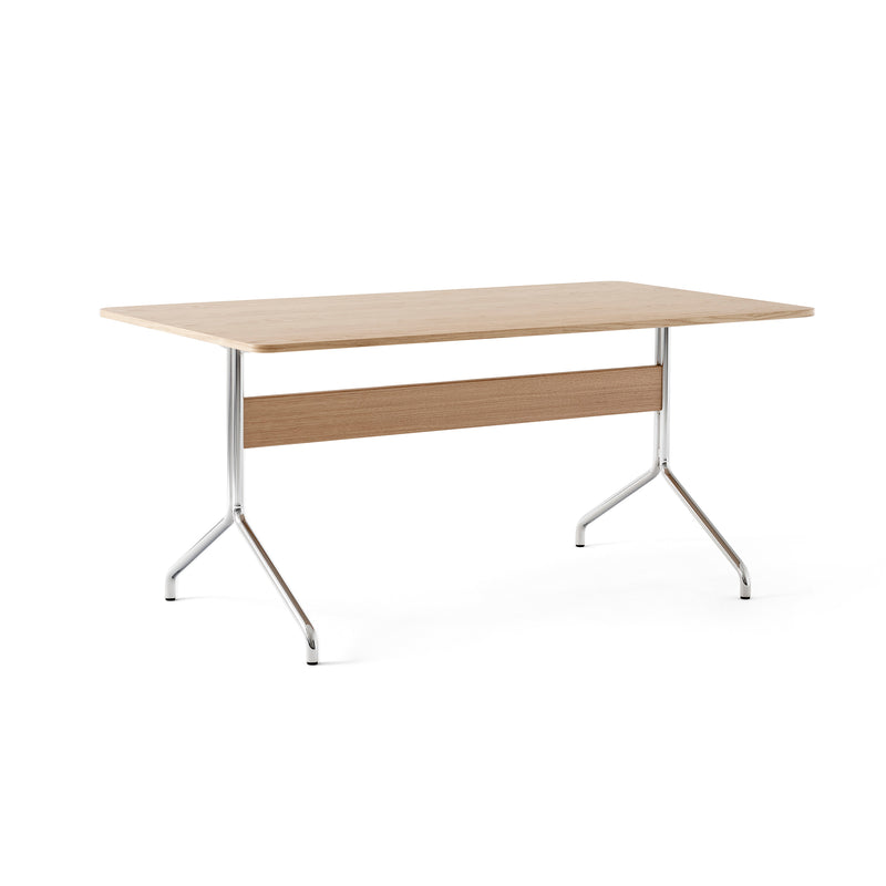 &amp;Tradition - Pavilion Dining Esstisch | 160 x 90 cm / Eiche / verchromt