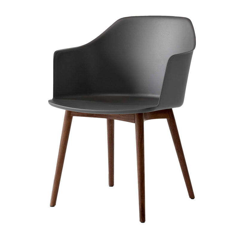 &amp;Tradition - Rely Armchair HW76 | steingrau / Walnuss