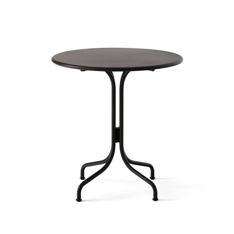 &amp;Tradition - Thorvald Outdoor Bistrotisch | rund / warm schwarz