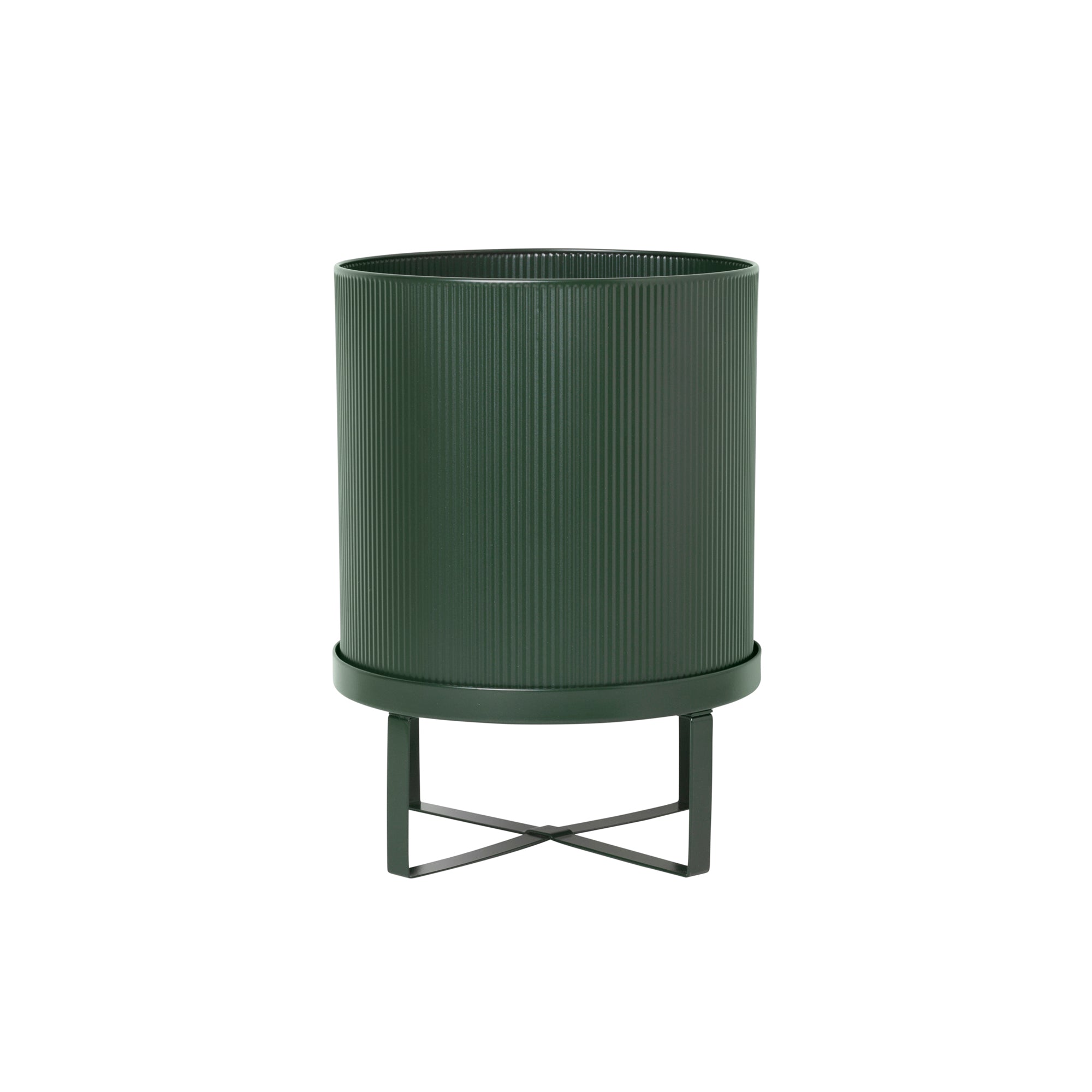 Ferm Living - Bau Pflanztopf | Ø 18 x H 24 cm / dunkelgrün