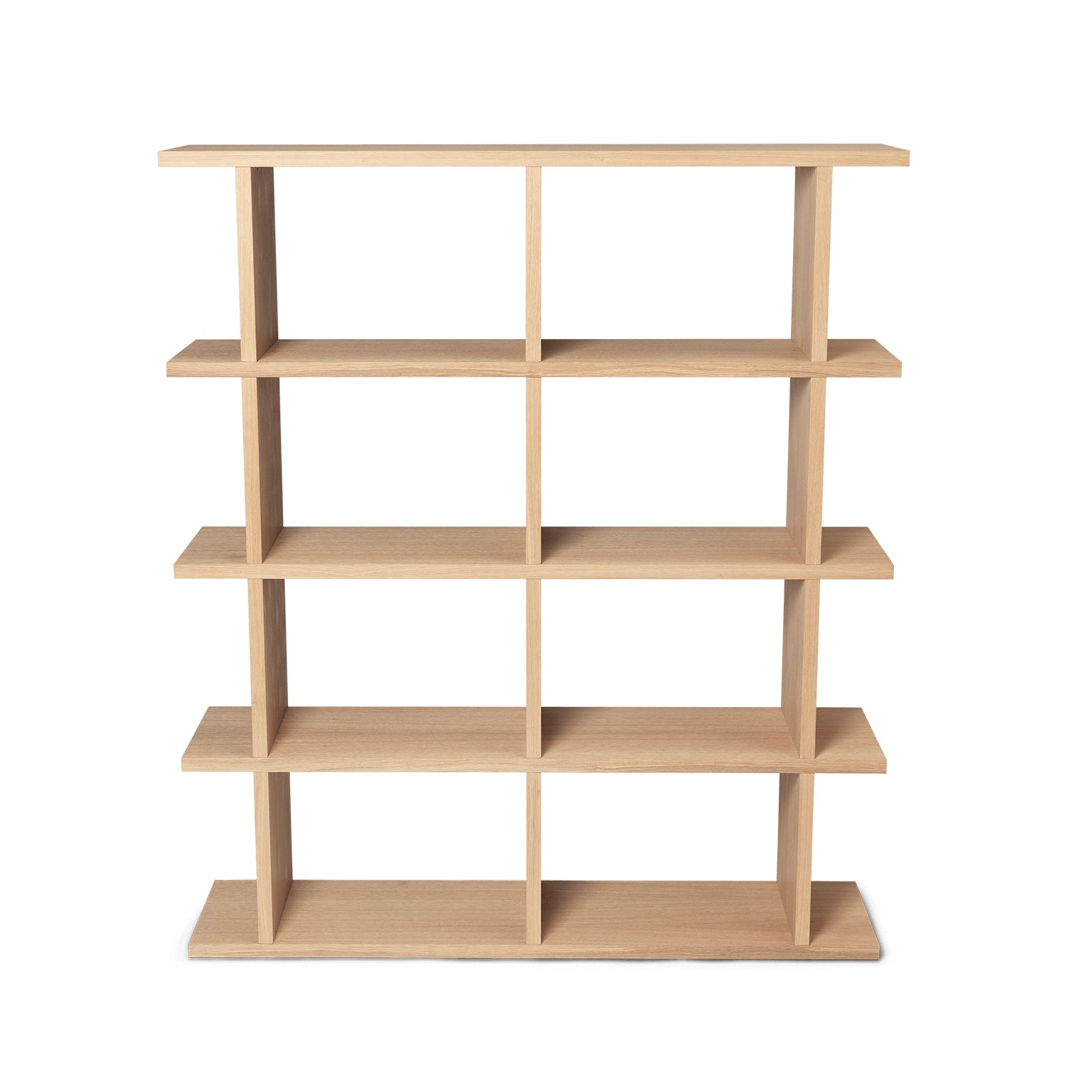 Ferm Living - Kona Bücherregal | 122,5 x 141 cm / Eiche natur