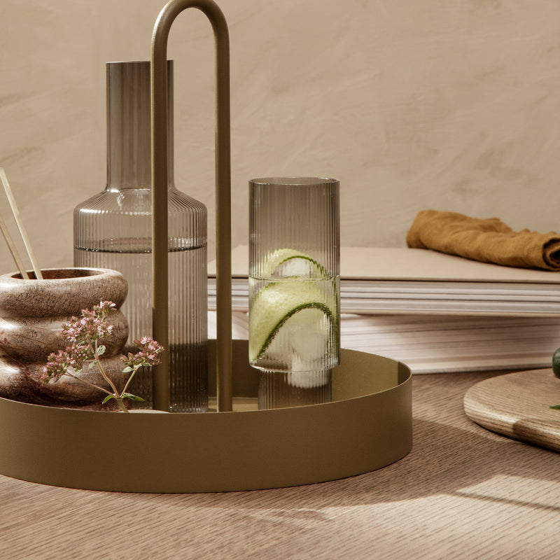 Ferm Living - Ripple Trinkgläser small (4er-Set)