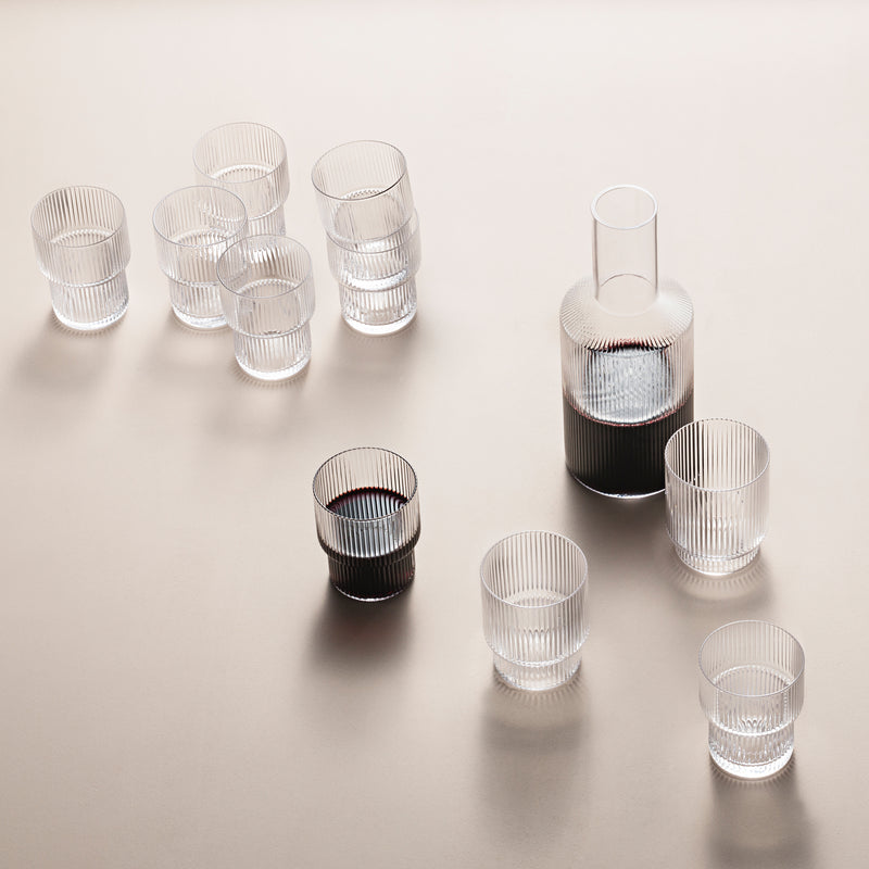 Ferm Living - Ripple Longdrink Gläser (4er-Set)