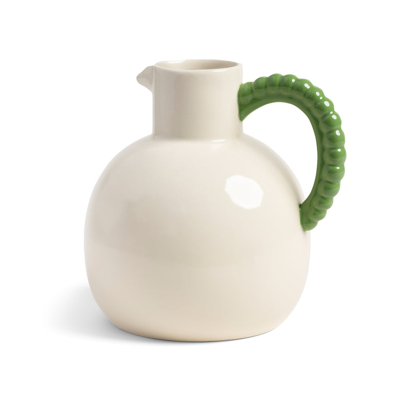 &amp;klevering - Perle Karaffe | green/crème