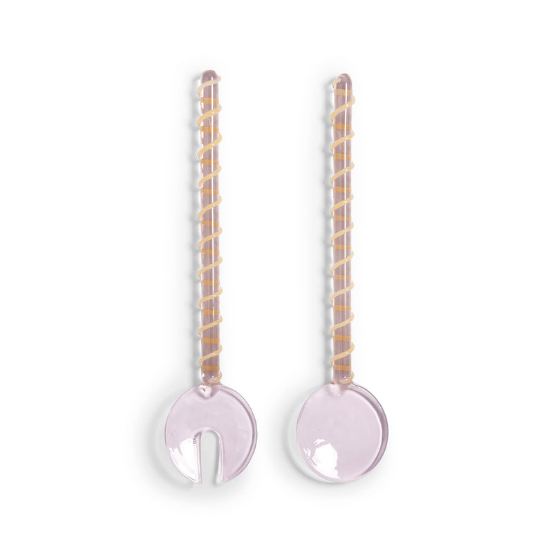&amp;klevering - Sling Salatbesteck | rose