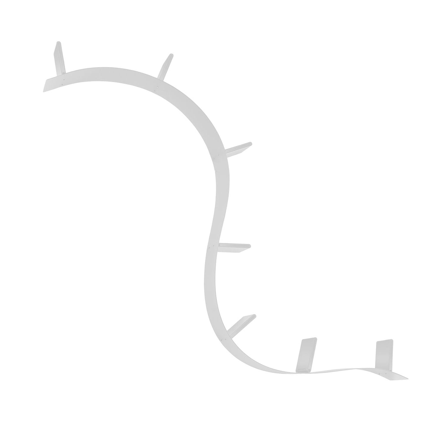 Kartell - Bookworm Wandregal | S / aluminium