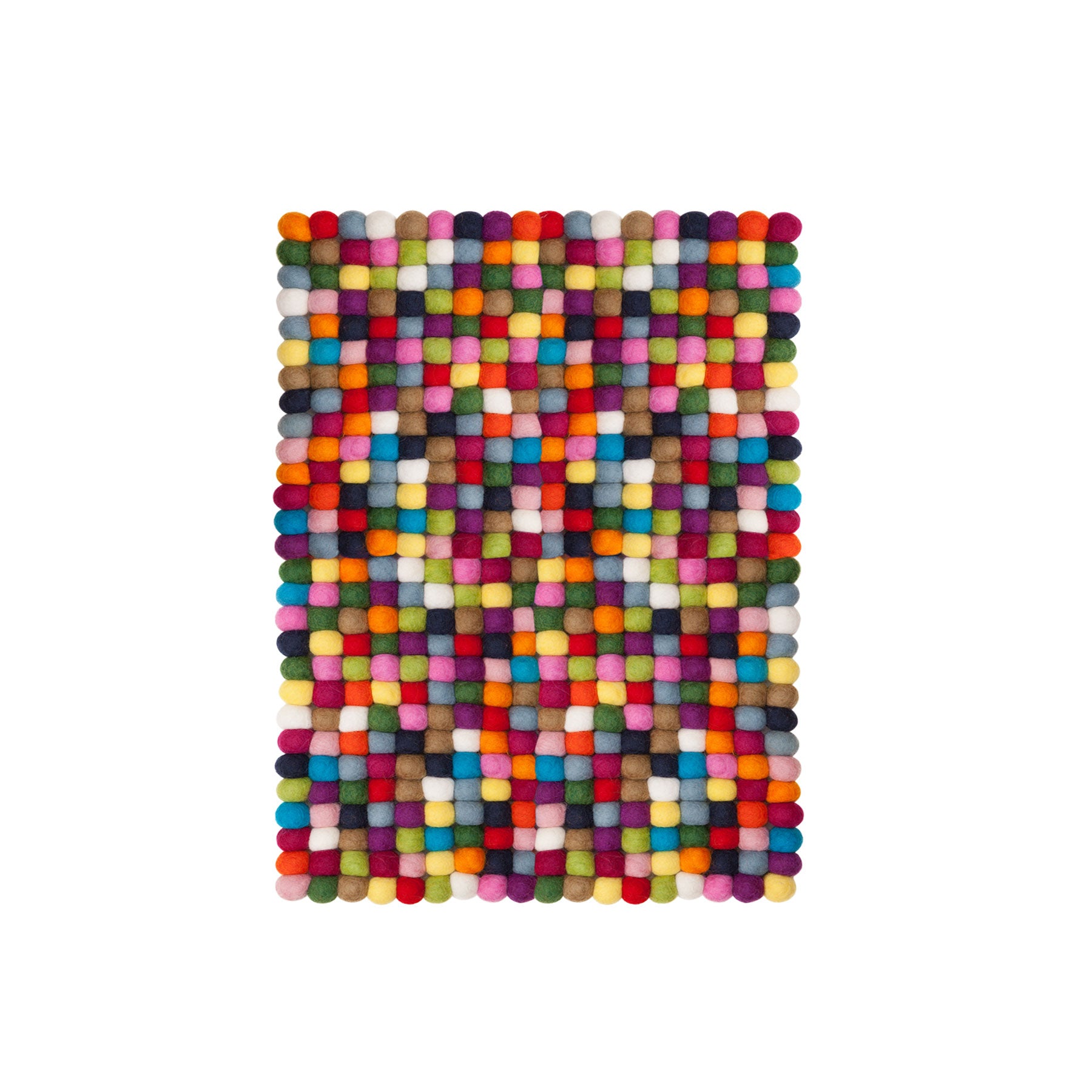 myfelt - Lotte Filzkugelteppich rechteckig | 70 x 100 cm