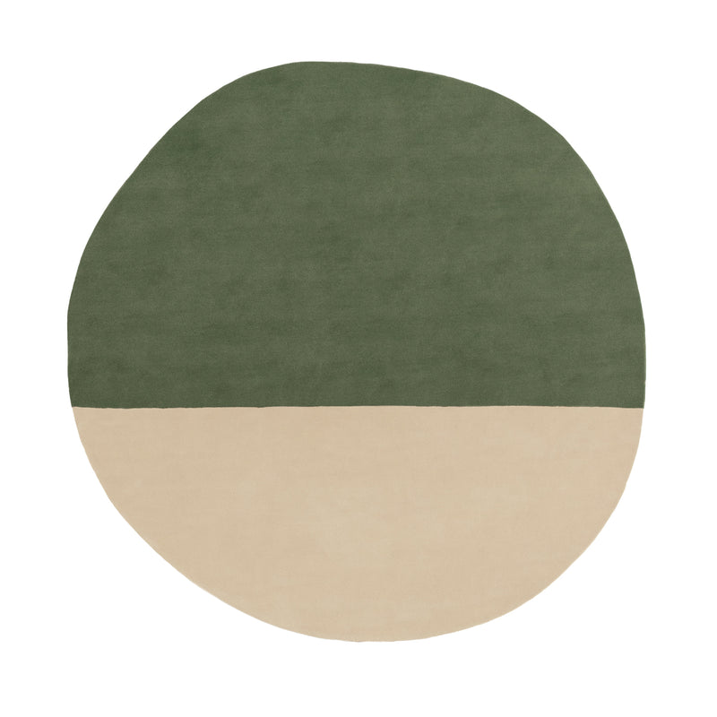 nanimarquina - Pearl Wollteppich | 200 x 197 cm / green